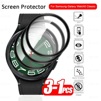 1-3 шт. Мягкая Изогнутая Пленка Для Samsung Galaxy Watch6 Classic 47 мм Watch 6 40 мм 44 мм Watch6Classic 43 мм Протектор Экрана Аксессуары