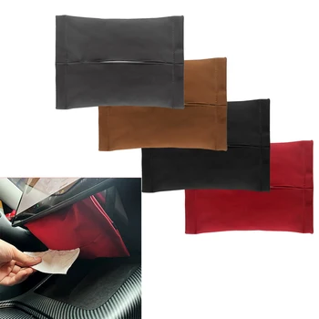 1 шт. Сумка для хранения автомобилей Tesla Model 3 Model Y S X Автомобильные аксессуары Держатель сумки для хранения Коробка для салфеток Черный/коричневый/Серый/красный