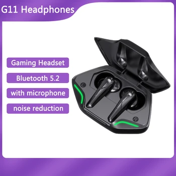 2023 G11 TWS Наушники Bluetooth Двухрежимная игровая беспроводная Bluetooth-гарнитура Наушники Bluetooth-вкладыши HD Call HIFI с микрофоном