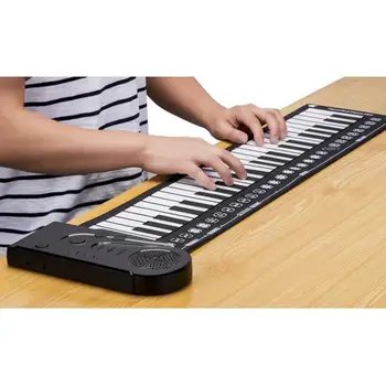 4 Складные клавиатуры для фортепиано, портативные для начинающих или практики