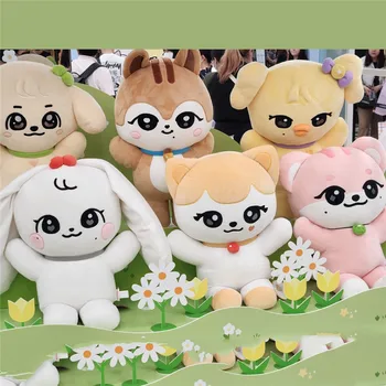 40 см KPOP IVE Плюшевая Мягкая Кукла Игрушки Подарок для Детей Yujin Gaeul Wonyoung LIZ Rei Leeseo Мультяшные Куклы