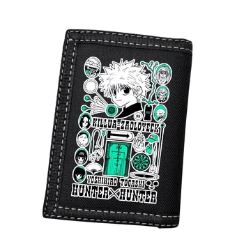 Hunter x Hunter косплей Япония Аниме маленький держатель для карт короткие кошельки мини-кошелек для монет