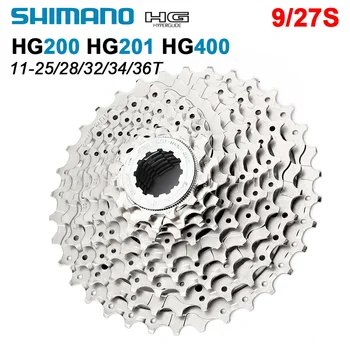 Shimano 9 Скоростей HG200 HG201 HG400 Велосипедная Кассета Свободного Хода Звездочка MTB Велосипедный Маховик 25T 28T 32T 34T 36T HYPERGUDE Для ALTUS