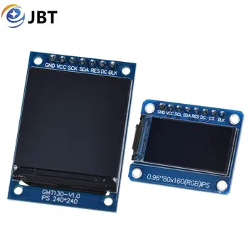 TFT-дисплей 0,96 /1,3 дюйма IPS 7P SPI HD 65K Полноцветный ЖК-модуль ST7735 Drive IC 80*160 (не OLED) для Arduino