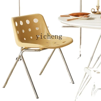 ZC Средневековая Небольшая квартира, Домашний стол для макияжа, Сырный стул, Простой Дизайнерский Пластиковый обеденный стул