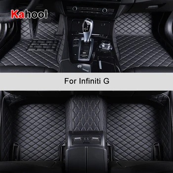 Автомобильные коврики KAHOOL на заказ для Infiniti G Coupe седан G25 G35 G37 Автоаксессуары Коврик для ног