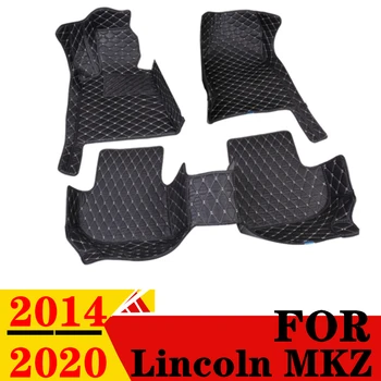 Автомобильные коврики для Lincoln MKZ 2014-2020 Водонепроницаемая кожа XPE, изготовленная по индивидуальному заказу, передняя и задняя крышка для напольного покрытия, коврик для автозапчастей, ковер