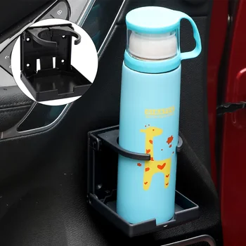 Автомобильный держатель для стакана воды из 2 предметов, складные подставки для напитков, Телескопическая пепельница для напитков из ABS Для автомобилей