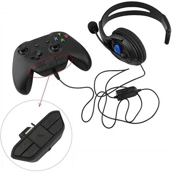 Аудио Микрофон, преобразователь для наушников, регулировка баланса звука, преобразователь звука для наушников, аудиоразъем 3,5 мм для контроллера Xbox One