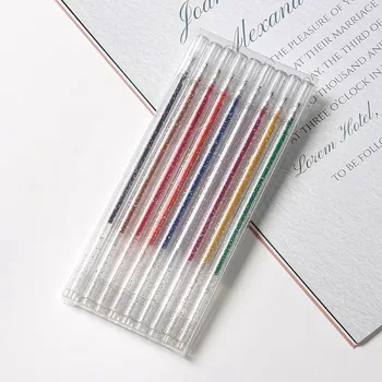 Блестящая гелевая ручка Shiny Crystal Color Gel Pen Ins High Value Net Red Account Pen Set Highlighter Оптом