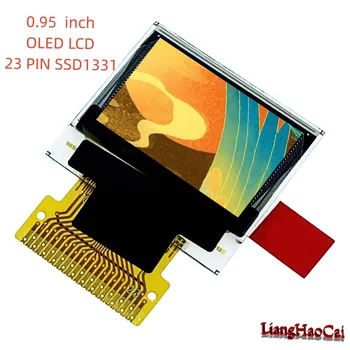 Большим спросом пользуется цветной 0,95-дюймовый HD OLED-ЖК-экран 96x64 с последовательным 23-контактным интерфейсом SSD1331 SPI Электроника