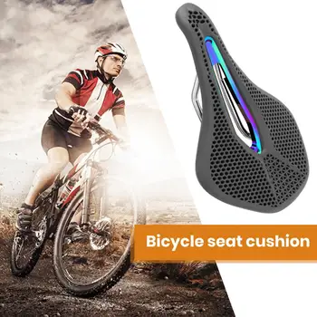 Велосипедное седло, полое дышащее велосипедное седло, нескользящая амортизация, сиденье для шоссейного велосипеда MTB, 3D Сотовое седло, принадлежности для велосипеда