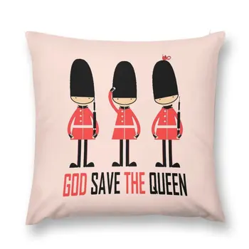 Винтажный забавный Лондонский солдат Королевской гвардии Соединенного Королевства, Ретро британский сувенир, Британский подарок, Подушка, чехол для дивана, чехол для дивана