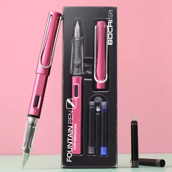 Высококачественный набор перьевых ручек Различных цветов, студенческая офисная ручка для школьного письма, канцелярские принадлежности, чернильные перьевые ручки