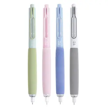 Гелевая ручка для прессования, быстросохнущая, 4 шт., мягкая губчатая пластиковая ручка для письма, подарки школьникам
