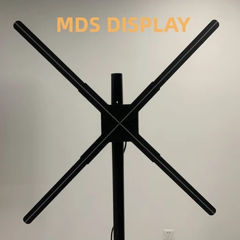 Голограмма на светодиодном дисплее MDS с облачным управлением высокого разрешения Мобильный телефон WIFI 4G 3D Голограммный Вентилятор