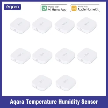 Датчик температуры и влажности Aqara, интеллектуальное воздушное давление, беспроводной умный дом ZigBee, совместимый с HomeKit, управление шлюзом приложения Mi Home
