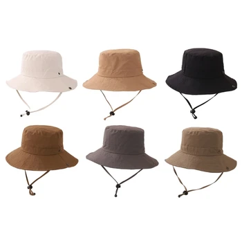 Детская солнцезащитная шляпа в японском стиле, панама для малышей, детские летние рыбацкие шляпы для младенцев, пляжная кепка с широкими полями для мальчиков и девочек