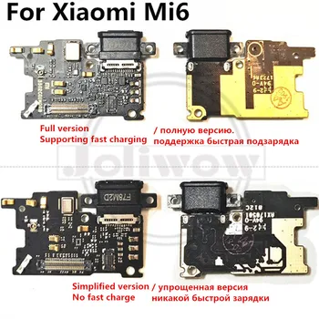 Для Xiaomi MI Mi6 Mi6 USB Micro Dock порт для зарядки док-станции Плата зарядного устройства Гибкий кабель штекерный разъем