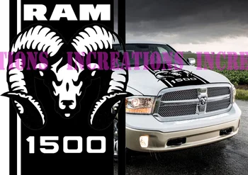 Для универсального Dodge Ram 1500 Наклейки для грузовиков в полоску на капоте, наклейки Mopar, автомобильная графика Vynil