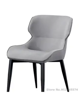 Домашний Современный Простой обеденный стул с легкой спинкой, Тканевый стул с технологией итальянского макияжа, Стул для маникюра, Обеденный стул Обеденный