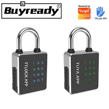 Интеллектуальный замок с паролем Bluetooth приложение TUYA TT LOCK Проведите картой Для разблокировки двери Противоугонный Водонепроницаемый