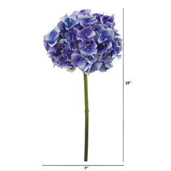 Искусственный цветок гортензия (набор из 6 штук)