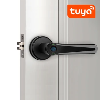 Используется приложение Tuya SmartLife с дистанционным управлением, умный замок с отпечатком пальца для дома