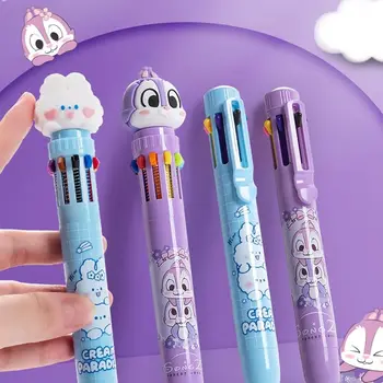 Корейские мультяшные 3D ручки с кроликом для подписи 0,5 мм Многоцветная Гелевая ручка с Белкой для письма Офисный школьный приз для детей
