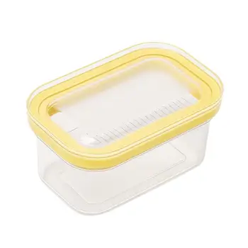 Масленка, прямоугольная Герметичная коробка для хранения сыра и масла С ножом, кухонные инструменты, Дозатор масла, блюдо для столешницы