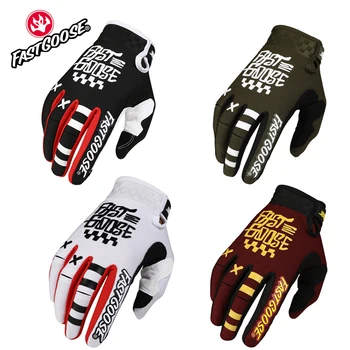 Мотоциклетные перчатки FASTGOOSE, дышащие гоночные перчатки с полными пальцами, защита от спорта на открытом воздухе, перчатки для езды на кросс-байке