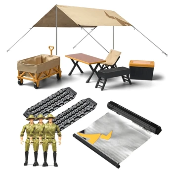 Набор кемпинговых палаток MN85K для 1/12 дистанционного управления Реалистичный опыт активного отдыха