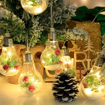 Наружные гирлянды-глобусы Декоративные Рождественские огни Гирлянды на батарейках для свадьбы в беседке во дворе Теплый белый