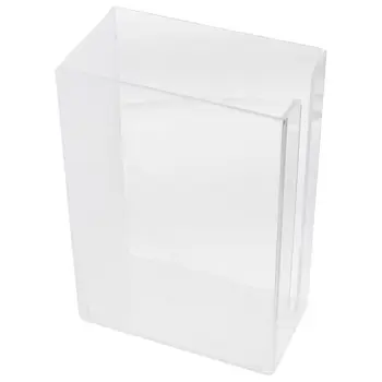 Настенный диспенсер для бумажных полотенец, Прозрачная акриловая коробка для салфеток для рук, Прозрачный держатель для сложенных бумажных полотенец В туалете