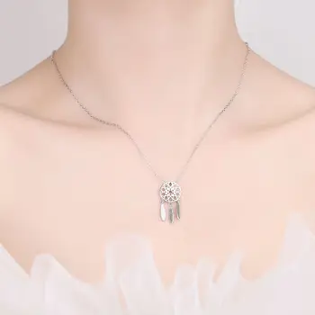 Ожерелье Suyixian из стерлингового серебра 925 пробы, ожерелье, магазин подвесок Dream Net, модные украшения, подарок для женщин