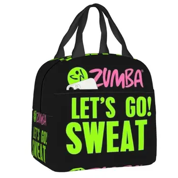 Портативные ланч-боксы для женщин Zumba Fitness, многофункциональный термоохладитель для танцовщиц, сумка для ланча с изоляцией от продуктов для детей и студентов