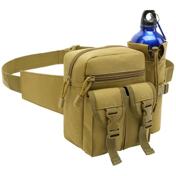 Поясная сумка для занятий спортом на открытом воздухе, бегом, тактическим чайником, функцией поясной сумки для чайника, водонепроницаемой сумкой для мобильного телефона, поясной сумкой для верховой езды в горах