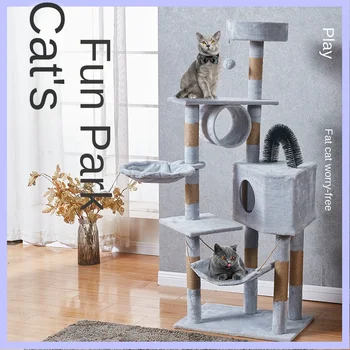 Рама для лазания кошек Платформа для прыжков Кошачье Гнездо кошачья квартира кошачья полка кошачья башня кошачья мебель gatos Когтеточки из кошачьего дерева