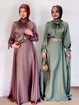 Рамадан Абайя Джалабия Для Женщин Кафтаны Халат Femme Musulmane Мусульманское Длинное Платье Кафтан Марокко Ислам Турция Молитвенная Одежда