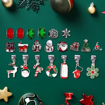 Рождественские браслеты Календарь обратного отсчета Развивайте навыки подбора цветов Креативные подарки Поощряйте творческое мышление любителей поделок