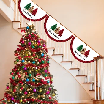 Рождественский веерный флаг Санта-Клаус Снеговик Открытый подвесной флаг, Дверные рождественские украшения, креативный мультфильм С Рождеством Христовым