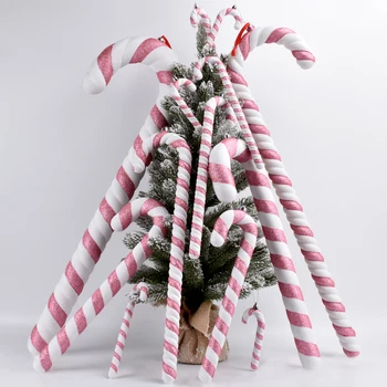 Рождественское украшение Детское Танцевальное представление Костыль Реквизит из конфет Розовый Макет сцены