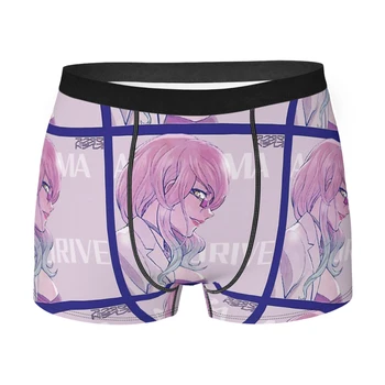 Розовые мужские трусы-боксеры Akudama Drive, дышащее забавное нижнее белье, высококачественные шорты с принтом, подарки на день рождения