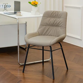 Салонные обеденные стулья Nordic Современное роскошное Белое офисное дизайнерское кресло Accent Банкетный столик Sillas Comedor Мебель для дома SC50DC