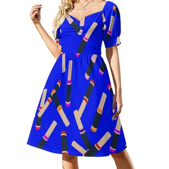 Синее платье с губной помадой, длинные платья, женское длинное платье, женская одежда