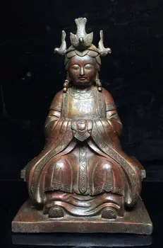 Соберите Китай Буддизм Тибетский храм Бронзовая Статуя Будды Бодхисаттвы Кван-Инь