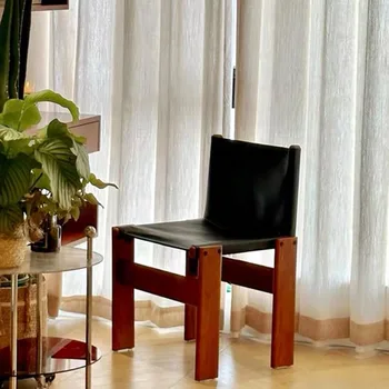 Спинка салонных обеденных стульев Стул с акцентным дизайном, Стулья для гостиной, Деревянная Эргономичная мебель Sedie Da Pranzo YX50DC