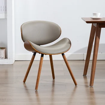 Стол, Красивые обеденные стулья из дерева скандинавского коричневого цвета, Современные стулья для столовой, Эргономичная Мебель для дома из дерева Muebles De Cocina