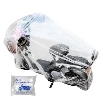 Прозрачный чехол для мотоцикла Наружный и внутренний Чехол для мотоцикла, защищающий от дождя /солнца / пыли / воды, чехлы для автомобилей, всесезонный мотоцикл